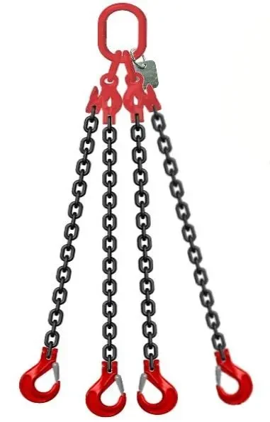 zawiesie łańcuchowe 4 cięgna skracane z hakami klasa 8.webp