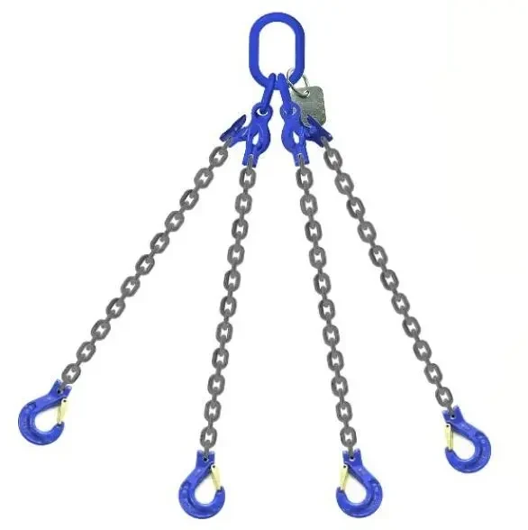 zawiesie łańcuchowe 4 cięgna skracane z hakami klasa 100.webp