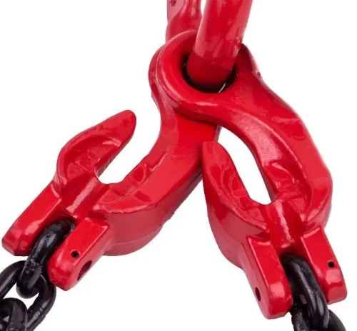 zawiesie łańcuchowe 2 cięgna ogniwo zespolone haki skracajace 100%WLL (1).webp