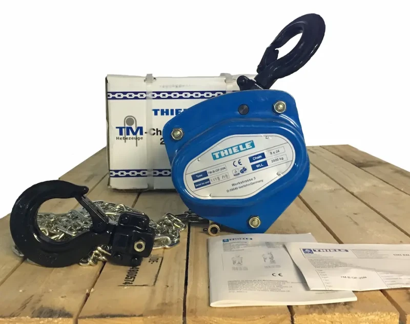 Wciągarka łańcuchowa ręczna z zabezpieczeniem przed przeciążeniem THIELE.webp