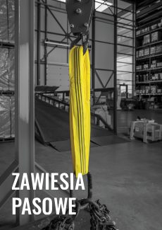 Haki i złączki do zawiesi pasowych